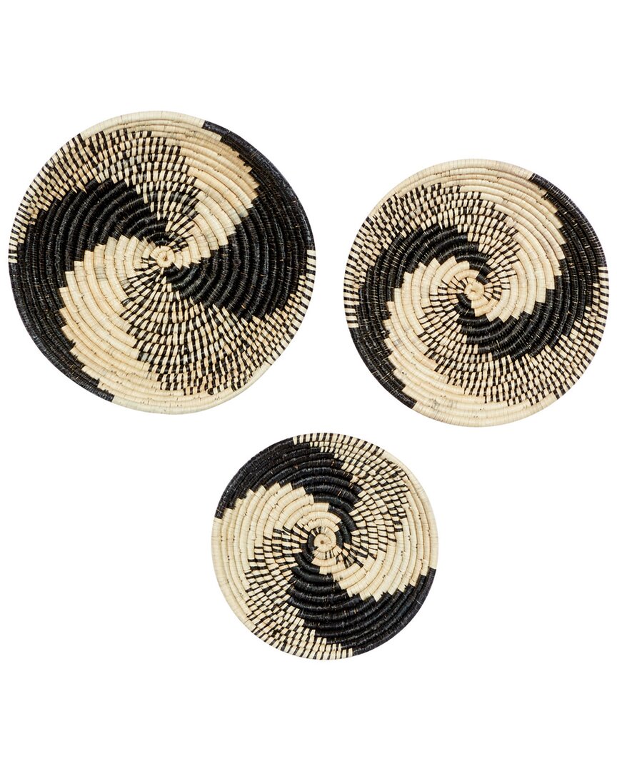 Peyton Lane 3pc Boho Wall Decor In Black