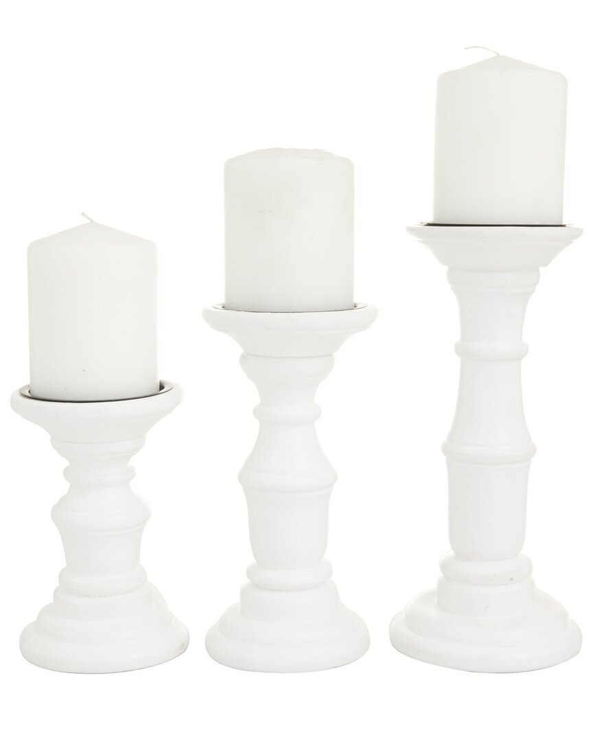 Shop Peyton Lane Wood French Country Candle Holder