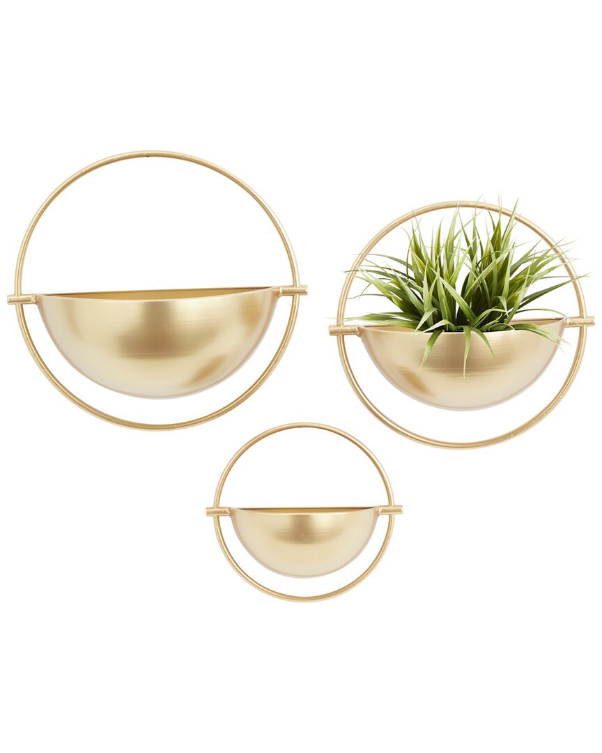 Peyton Lane Set Of 3 Contemporary Planters