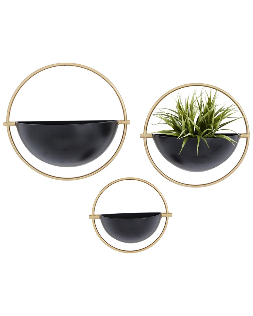 Peyton Lane Set Of 3 Contemporary Planters