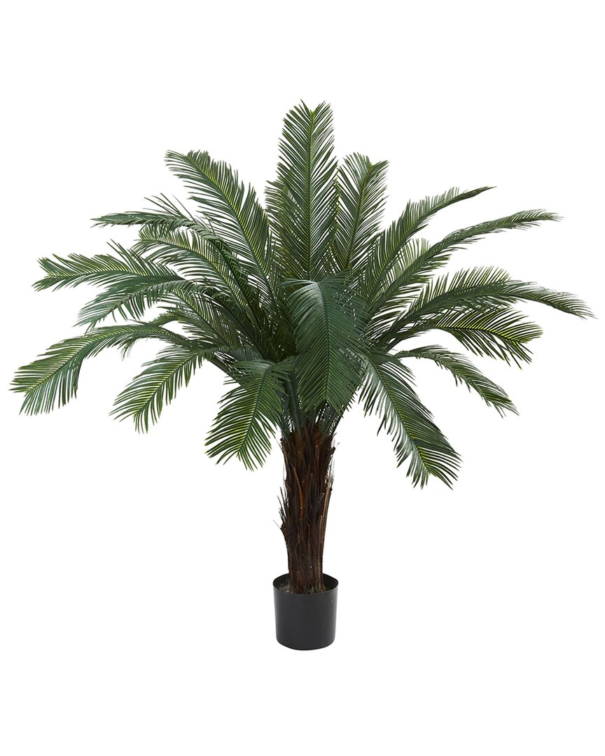 NEARLY NATURAL NEARLY NATURAL 5FT INDOOR/OUTDOOR UV-RESISTANT CYCAS TREE