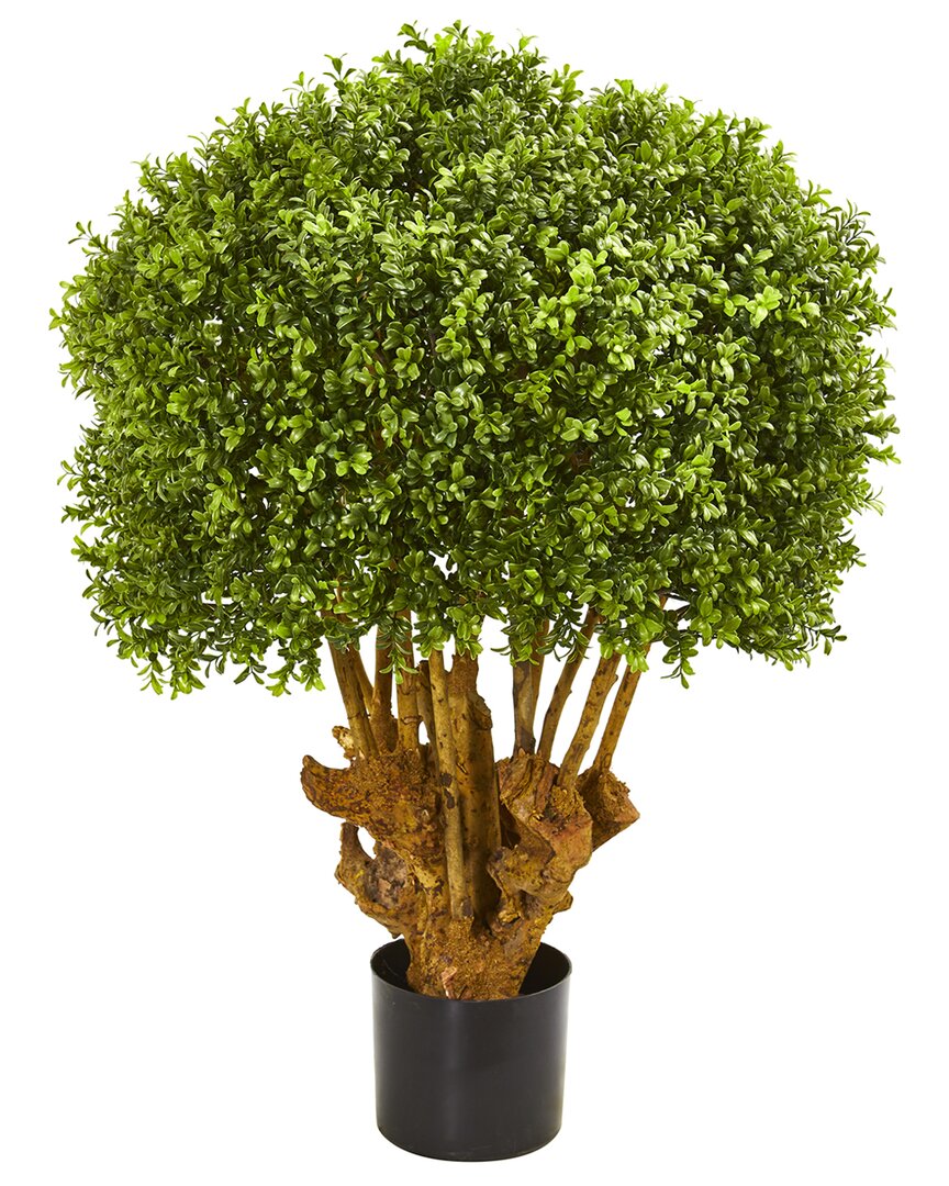 NEARLY NATURAL NEARLY NATURAL 3FT BOXWOOD ARTIFICIAL TOPIARY TREE