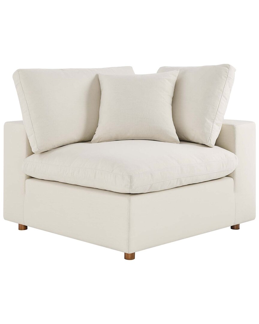 Modway Commix Down Filled Overstuffed Corner Chair In Beige
