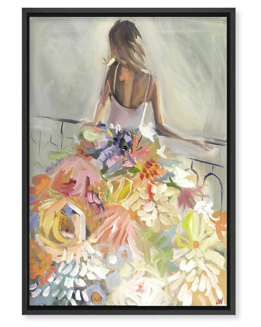 Ready2hangart Blossom Reverie: The Enigmatic Backdrop By Jenny Westenhofer Wall Art