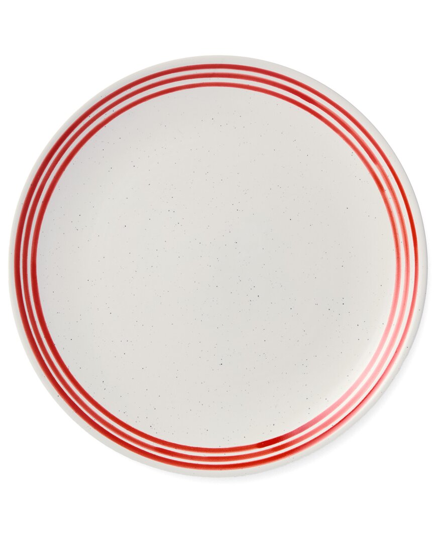 Certified International Dockside Red Set Of 4 Salad Plates