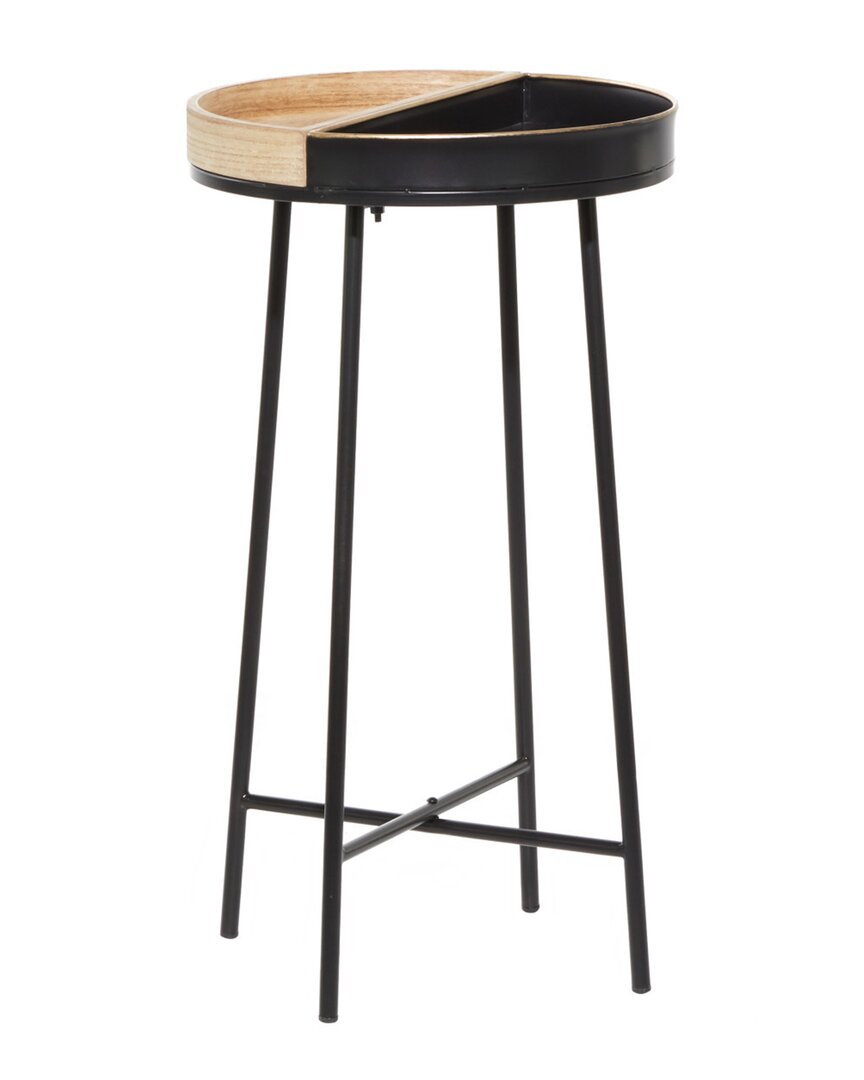 Peyton Lane Contemporary Accent Table In Black