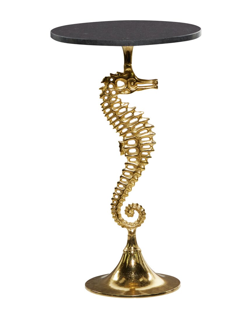 Peyton Lane Coastal Accent Table In Gold