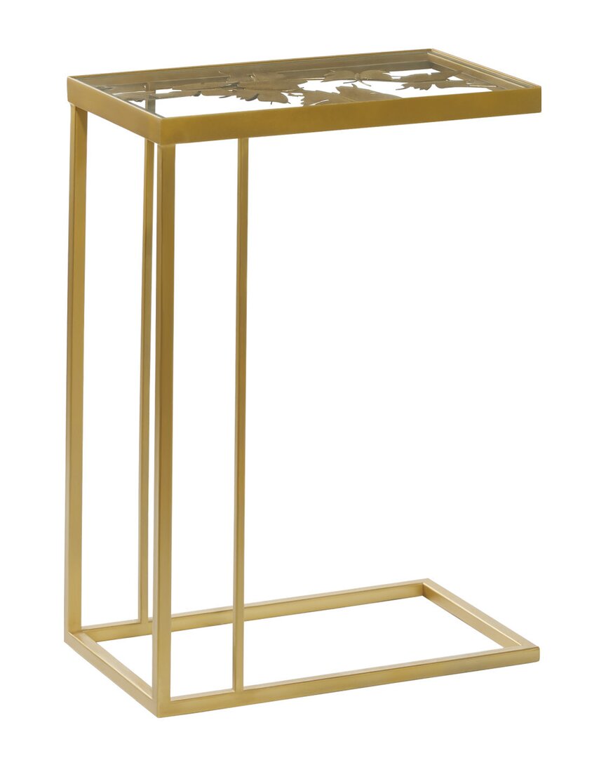 Peyton Lane Contemporary Accent Table In Gold
