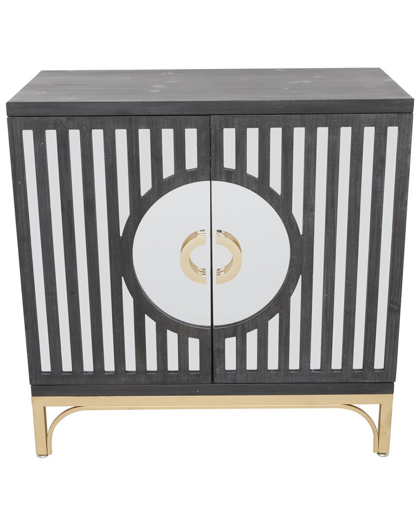 Peyton Lane Contemporary Cabinet In Black