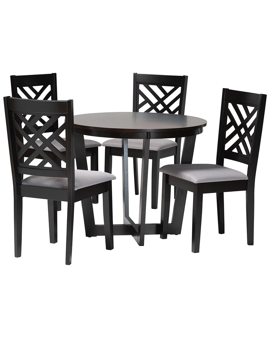 Baxton Studio Alena Modern 5pc Dining Set