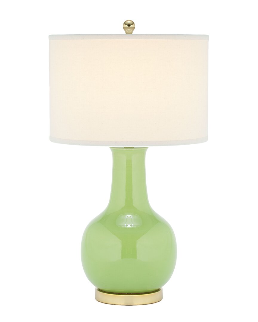Safavieh Green 27.5in Ceramic Paris Lamp