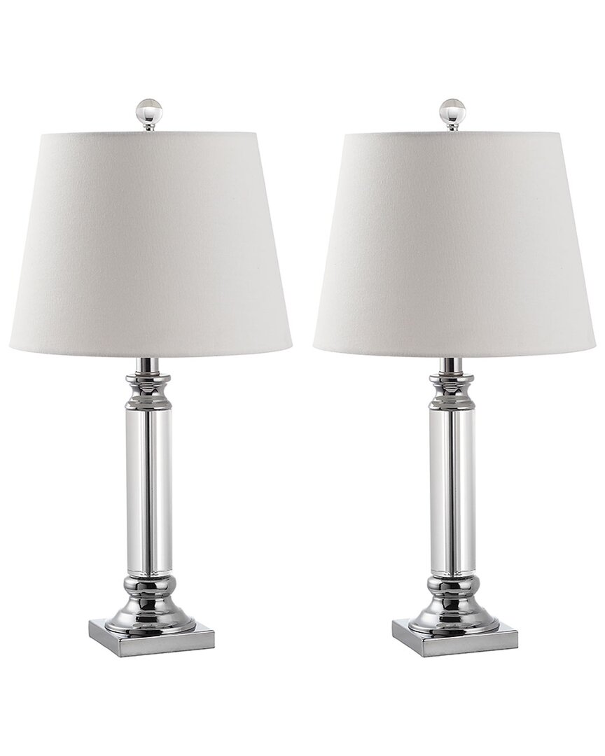 Safavieh Set Of 2 Zara Crystal Table Lamps