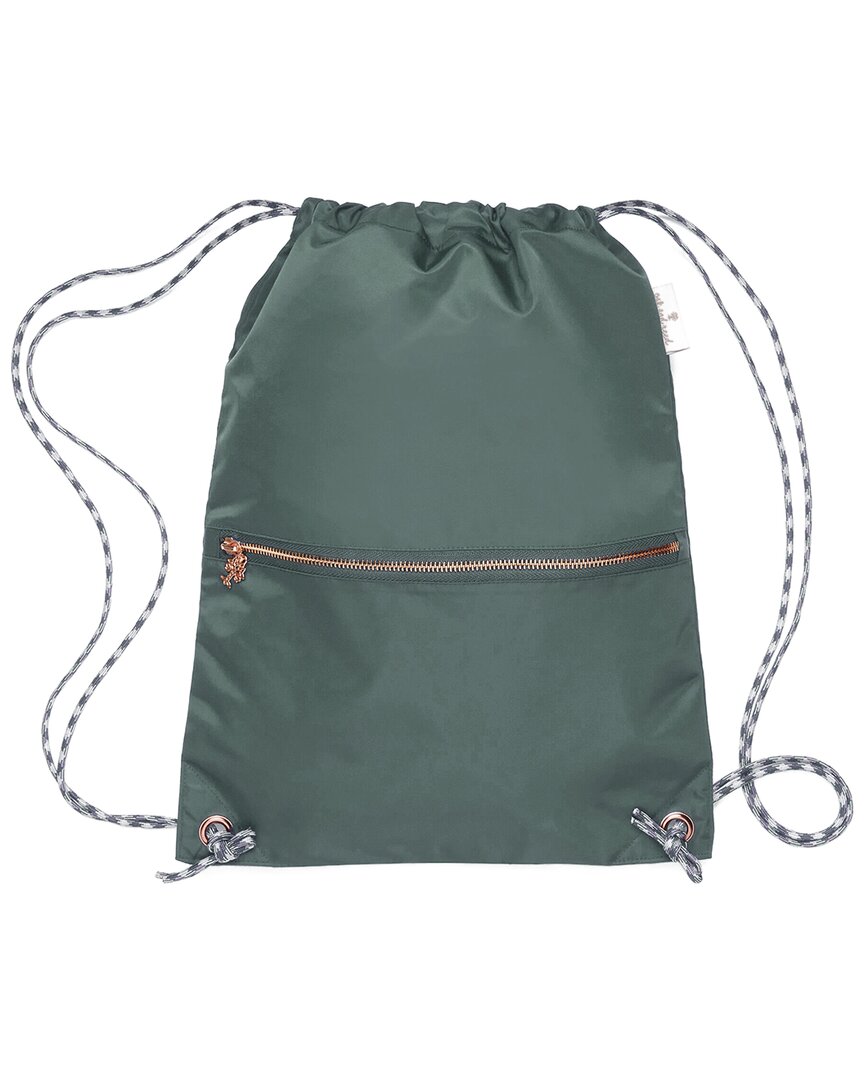 Oak And Reed City Cinch Drawstring Backpack In Sage