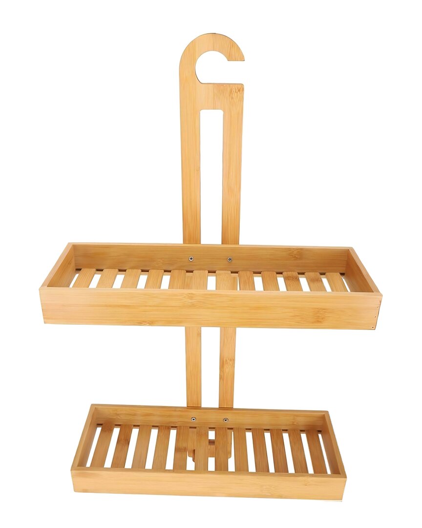 M DESIGN M DESIGN SET OF 2 BAMBOO 2 TIER SHOWER CADDY 