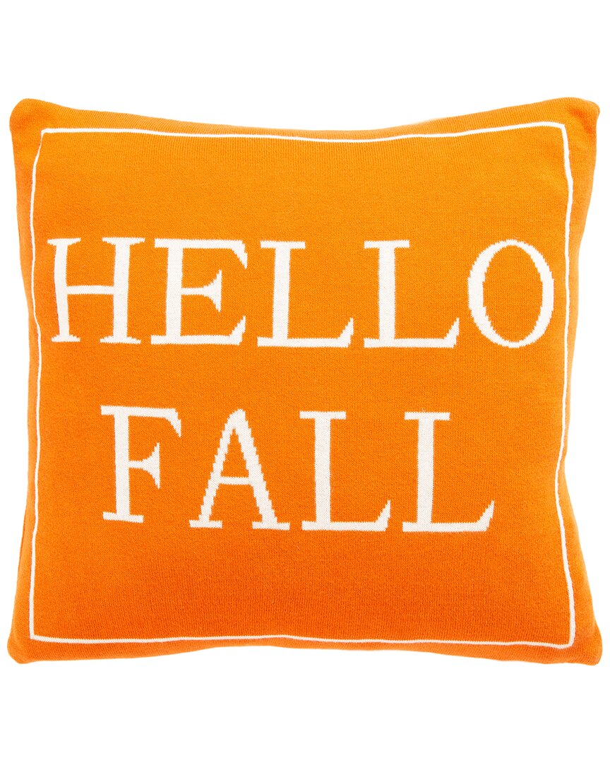 Safavieh Fall Pillow In Orange
