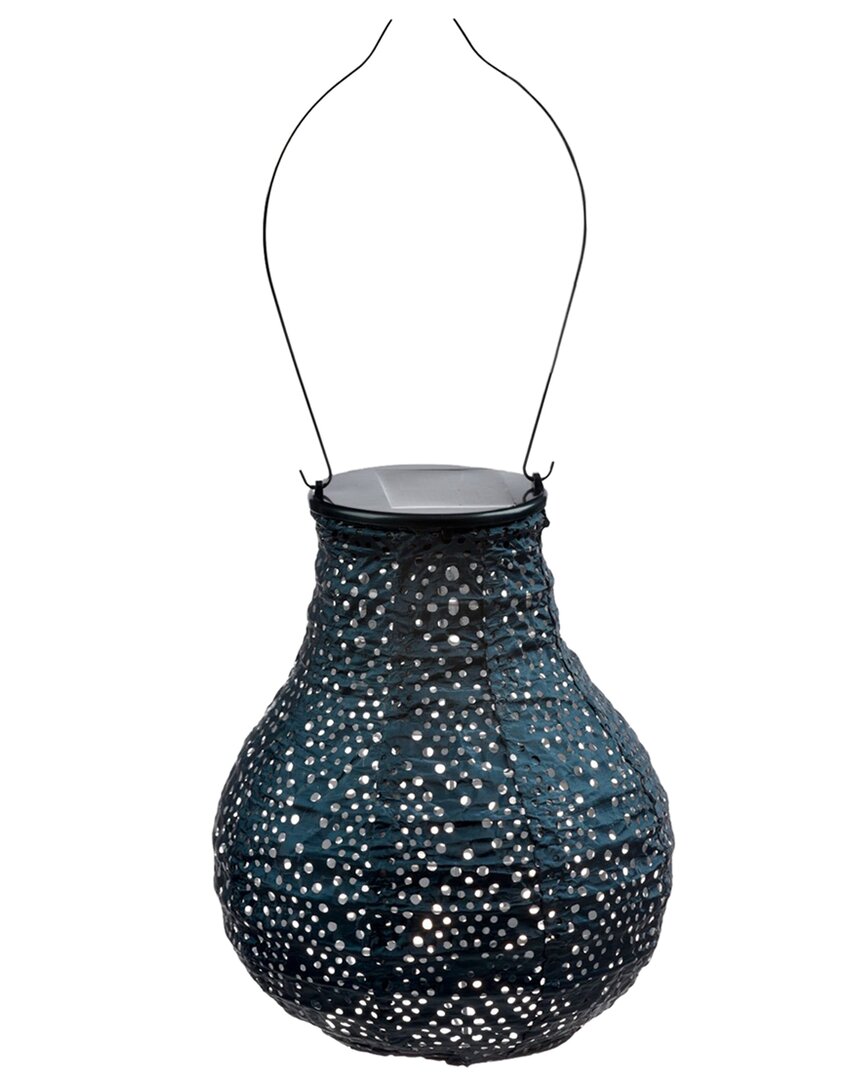 Esschert Design Usa Bulb Ikat Lantern In Grey