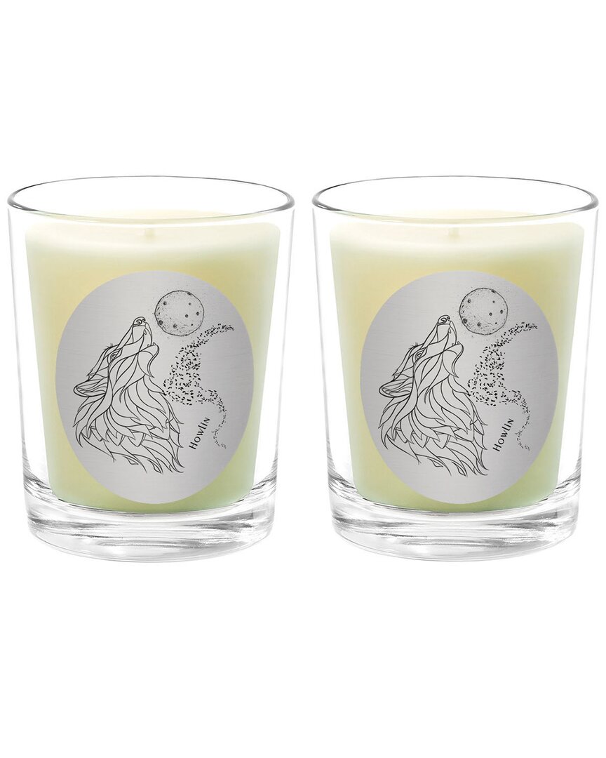 Qualitas Howlin Two Scented Beeswax Candle Set In White