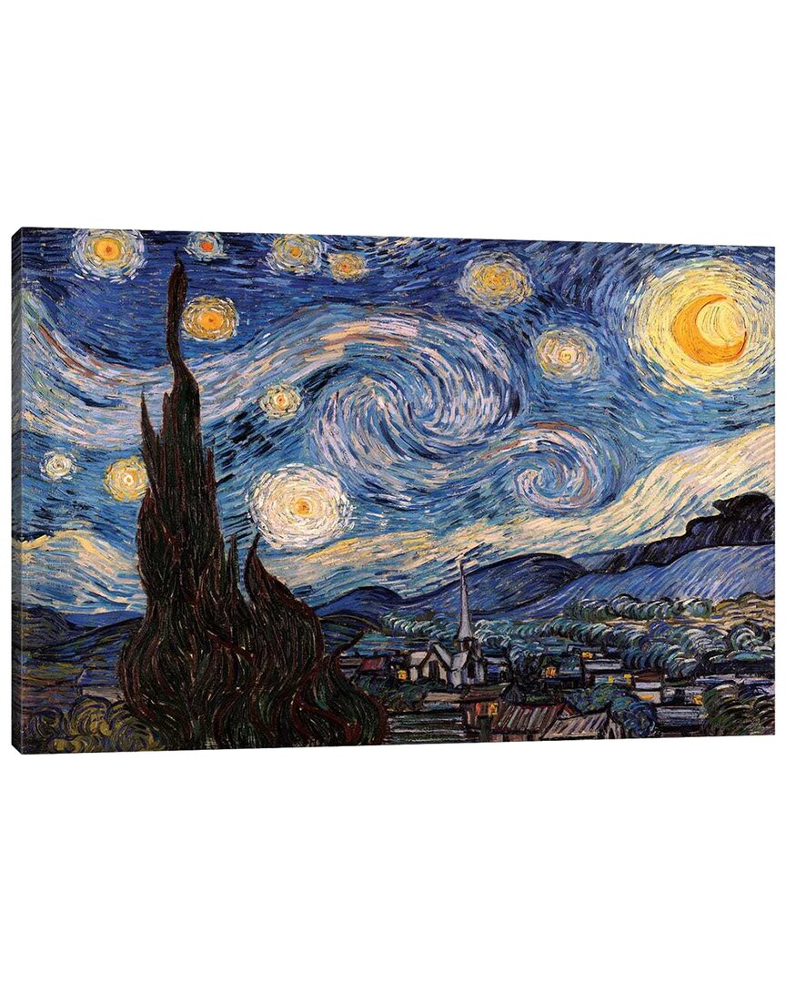 Shop Icanvas The Starry Night By Vincent Van Gogh Wall Art