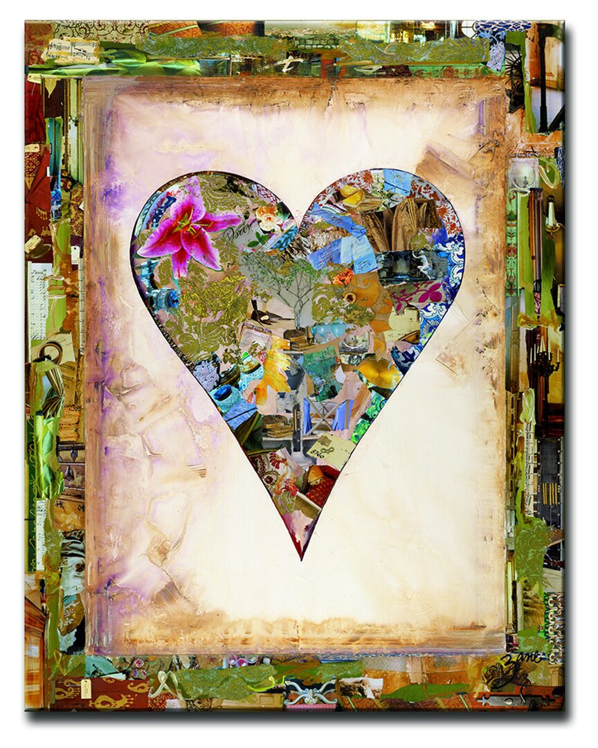 Ready2hangart Nature Heart Wrapped Canvas Wall Art By Salvatore Principe