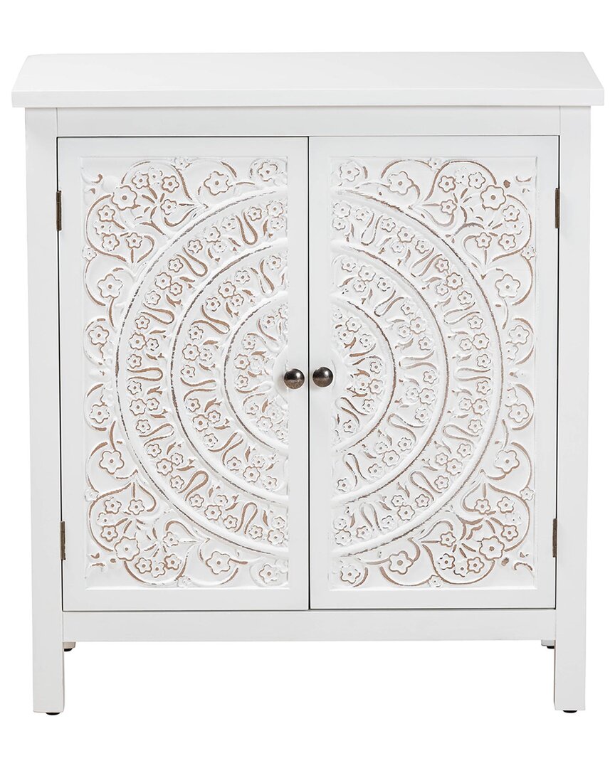 Baxton Studio Yelena Classic & Traditional 2-door Storage Cabinet