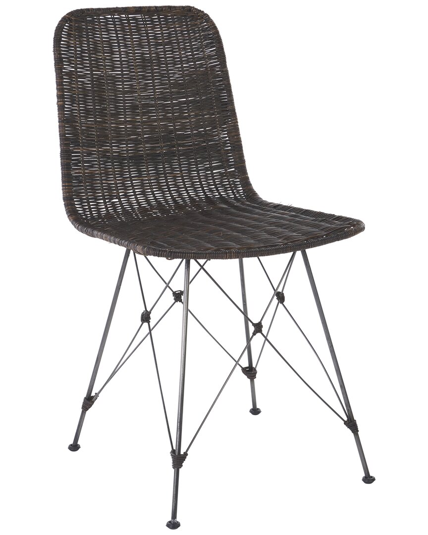 Safavieh Set Of 2 Minerva Weaved Dining Chairs