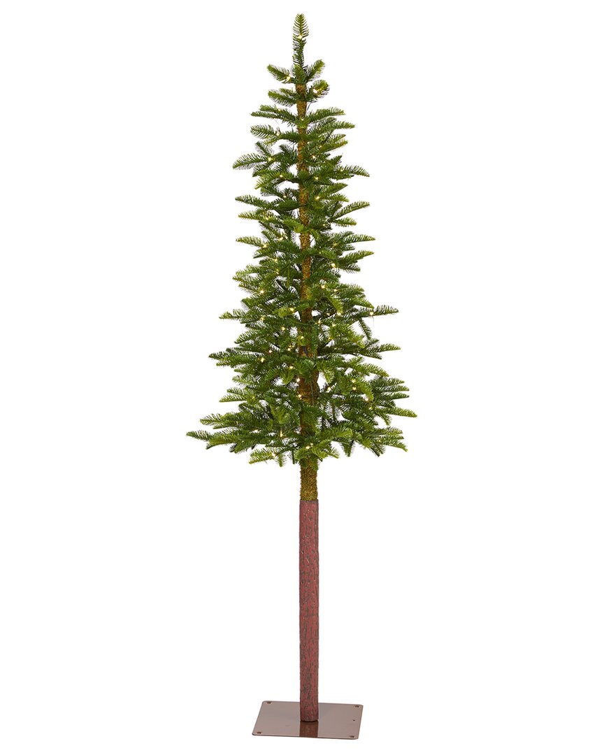 Nearly Natural 6ft. Alaskan Alpine Artificial Christmas Tree In Green