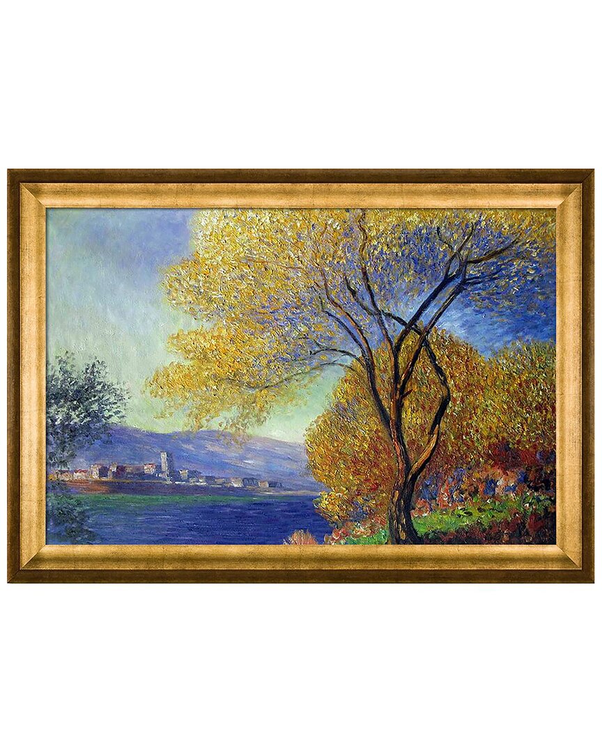 Overstock Art La Pastiche Antibes, View Of Salis Framed Wall Art By Claude Monet In Multicolor