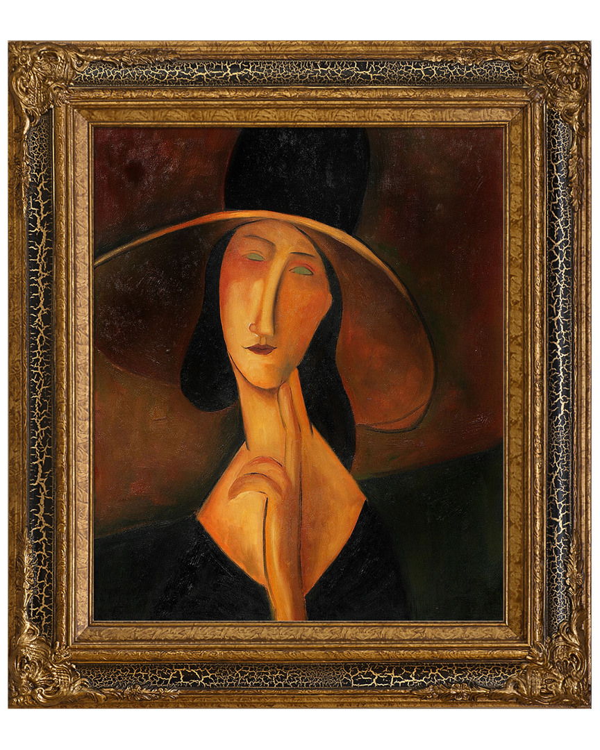 Overstock Art Portrait Of Woman In Hat By Amedeo Modigliani