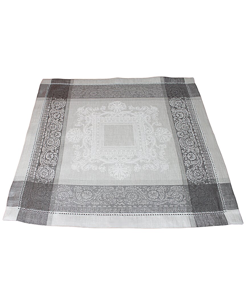 French Home Set Of 6 Linen Cleopatra Napkins In Grey