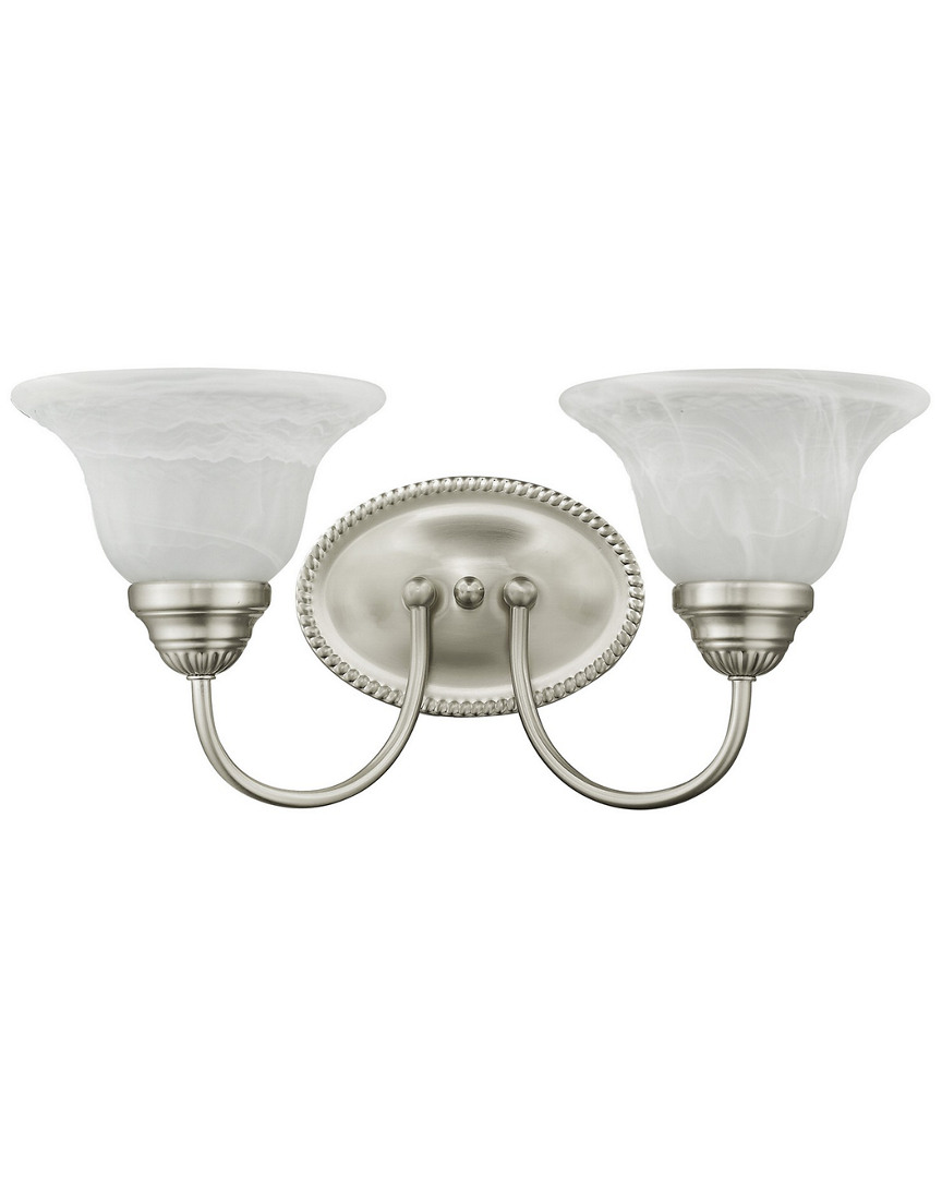 Livex Lighting Livex Edgemont 2-light Brushed Nickel Bath-light