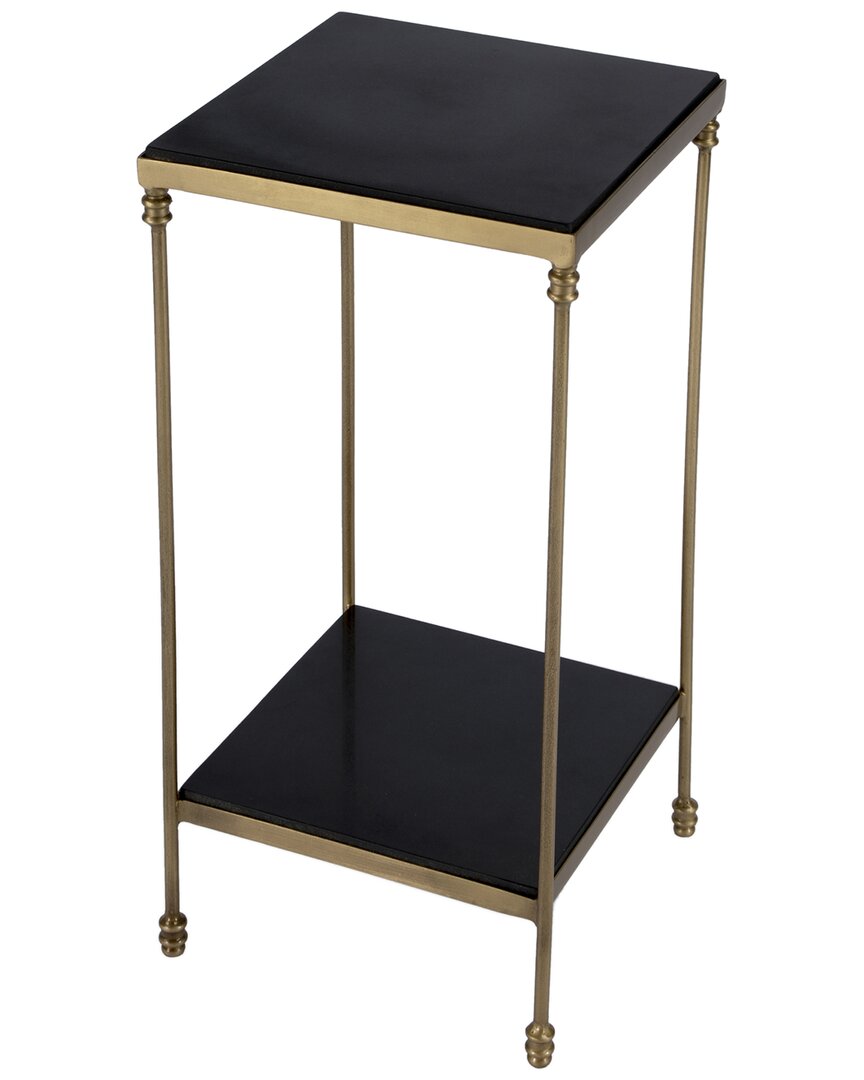 Butler Specialty Company Imogen Iron And Granite Side Table In Black