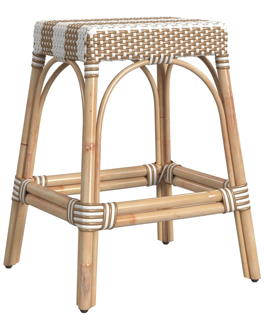 Butler Specialty Company Robias 24.5in Beige Diamond Counter Stool