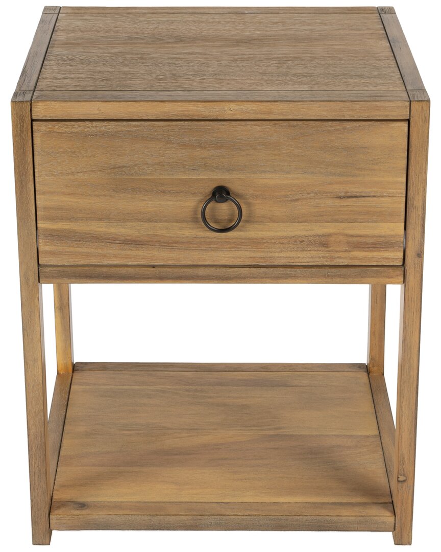 Butler Specialty Company Lark Natural Wood End Table In Brown