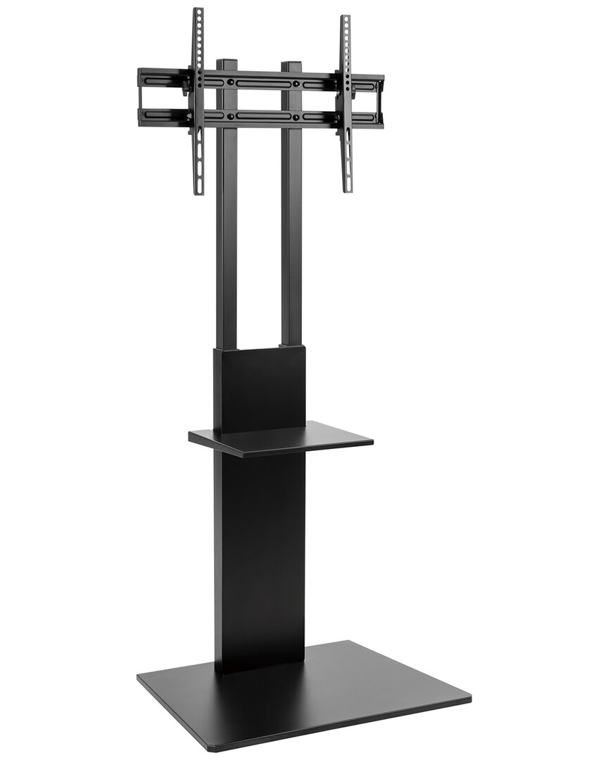 Promounts Adjustable Ultra Slim Tv Floor Stand Tilt Mount In Black