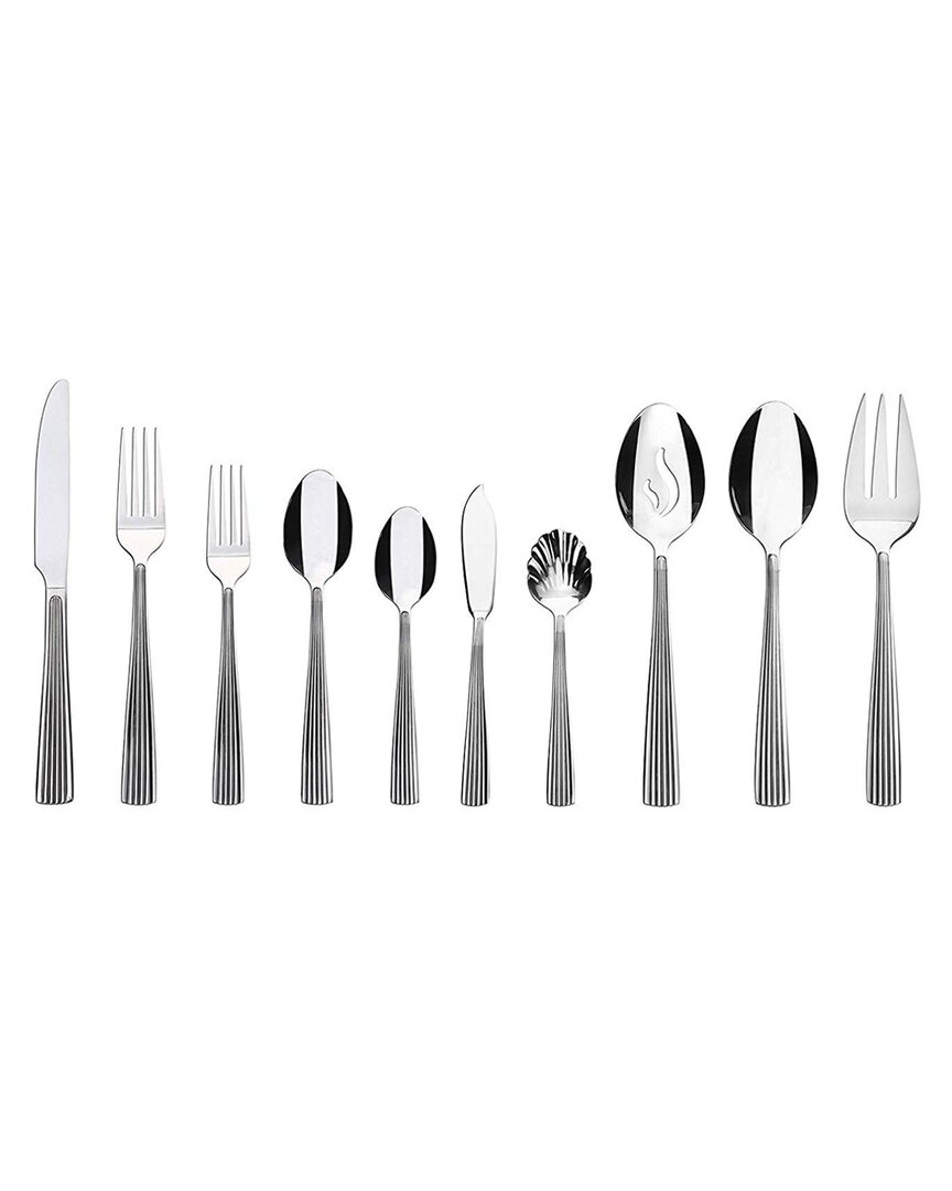 Shop Lorena 45pc Stainless Steel Silverware Flatware Cutlery Set
