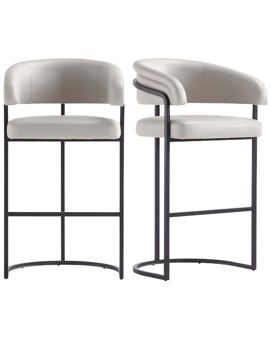 MANHATTAN COMFORT MANHATTAN COMFORT SET OF 2 AUGUSTA BARSTOOLS
