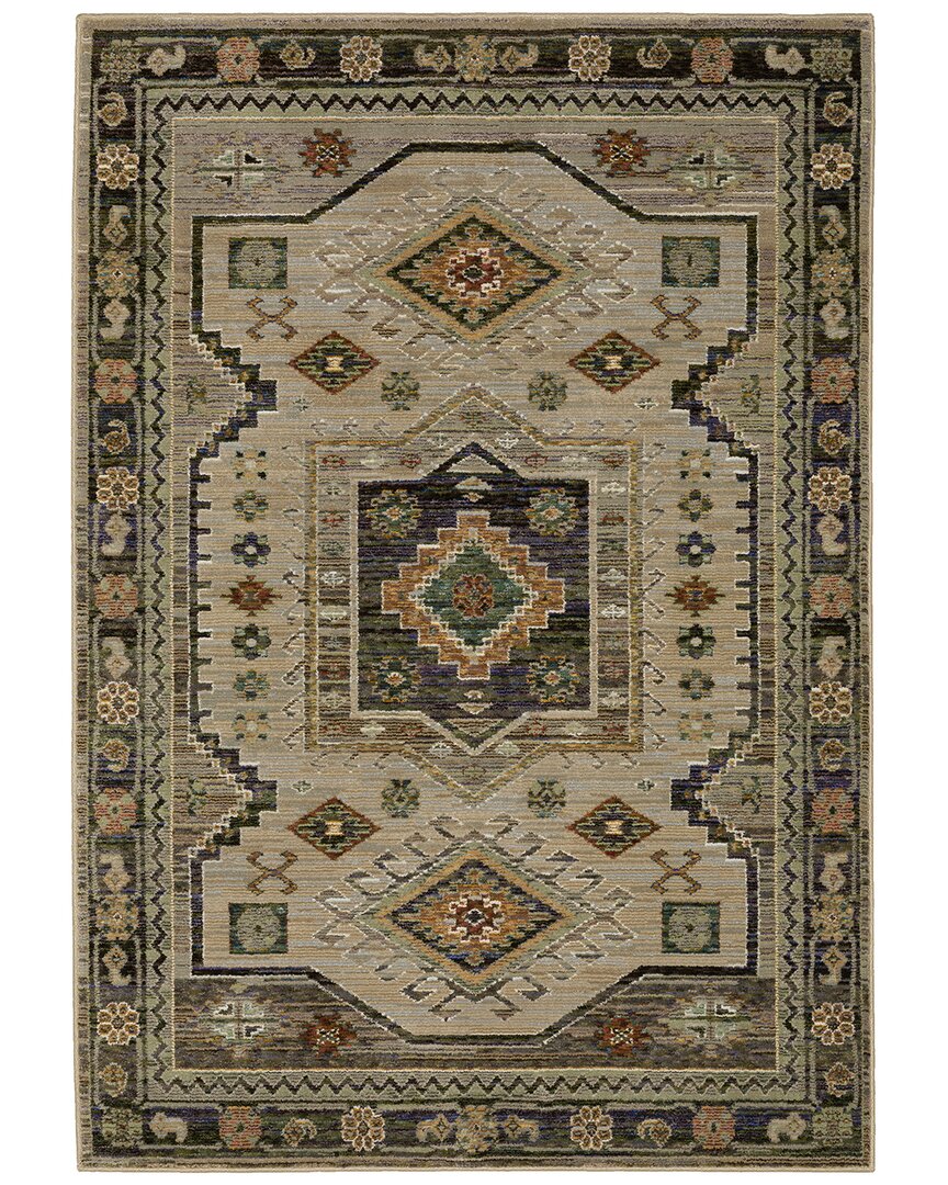 Stylehaven Farrah Tribal Bohemian Rug In Grey