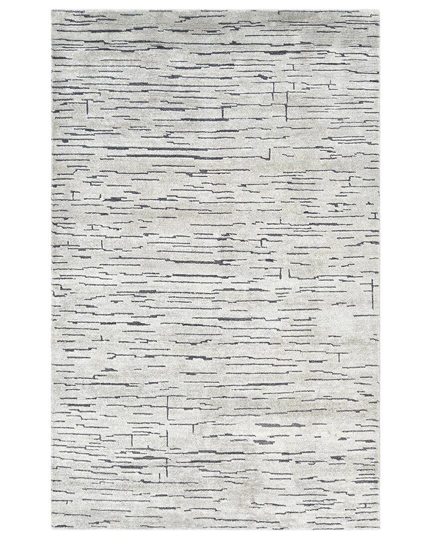 Solo Rugs Velma Hand-loomed Rug In Silver