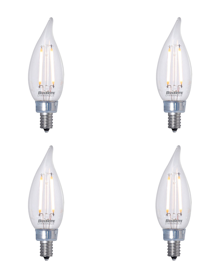 Bulbrite Set Of 4 Led 2.5w Dimmable Light Bulbs