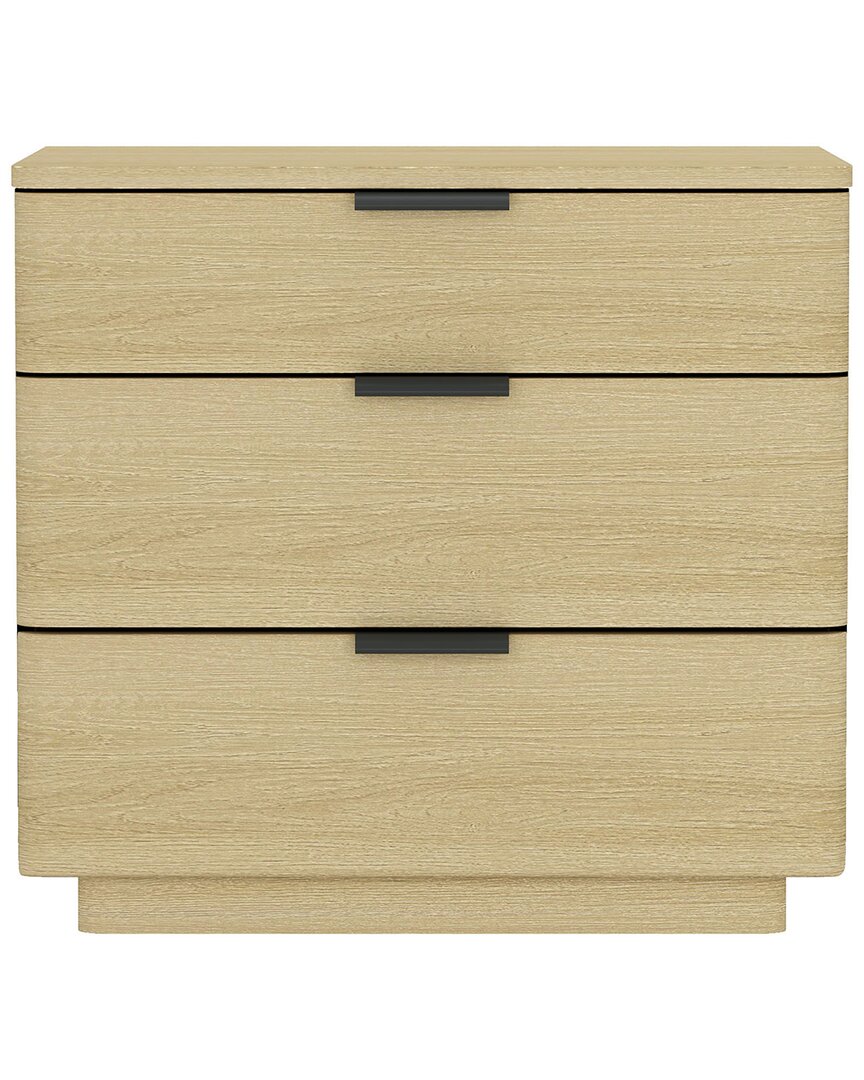 Manhattan Comfort Payton Modern Nightstand With 3 Drawers