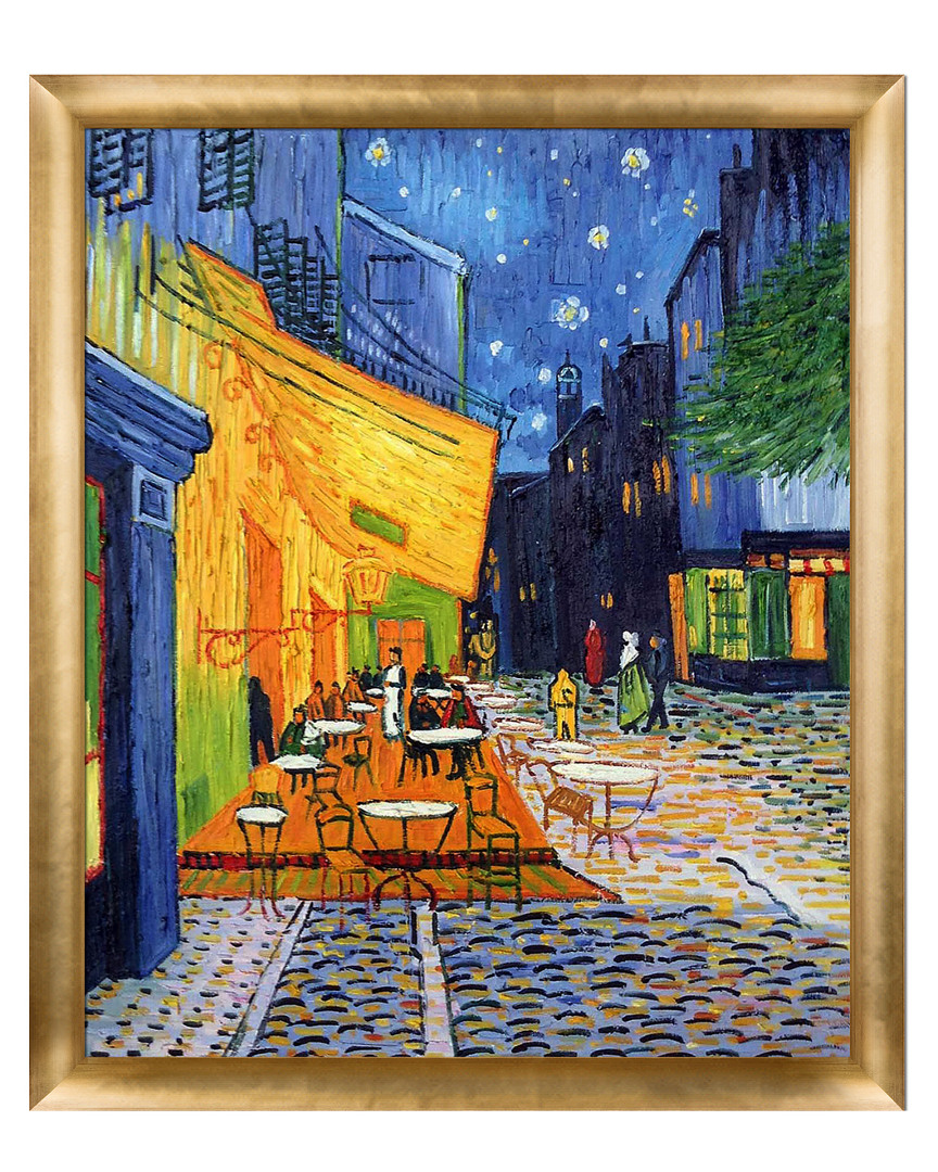 Museum Masters Cafe Terrace At Night By Vincent Van Gogh Hand Painted Oil Reproduction