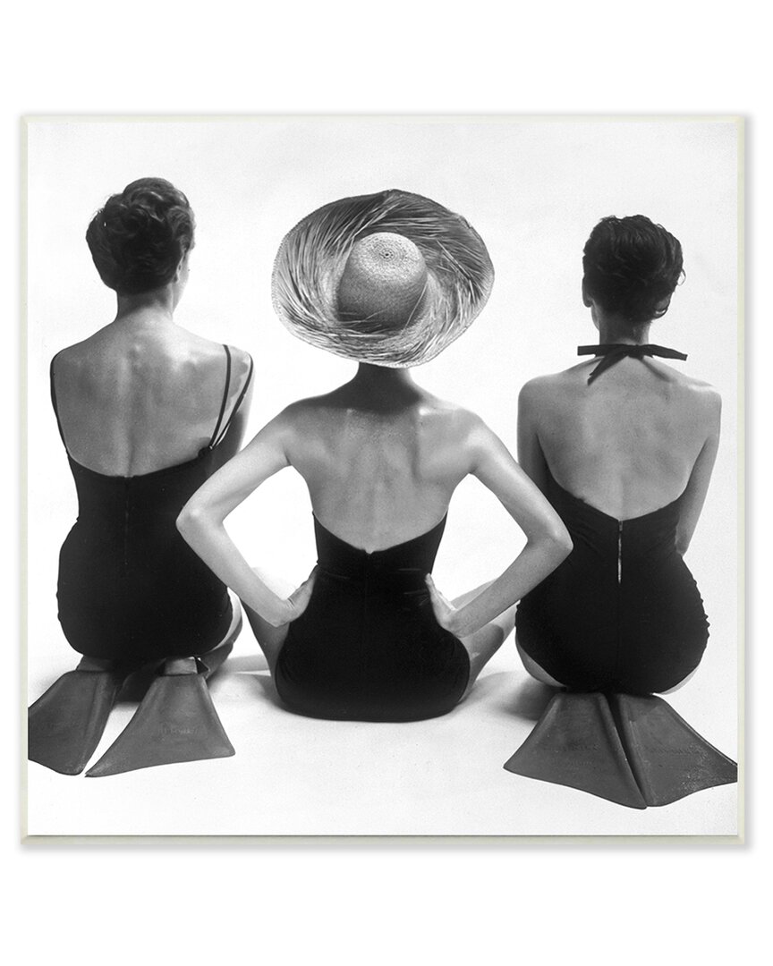 Stupell Vintage Beach Women Sitting Wall Plaque Wall Art By Graffitee Studios