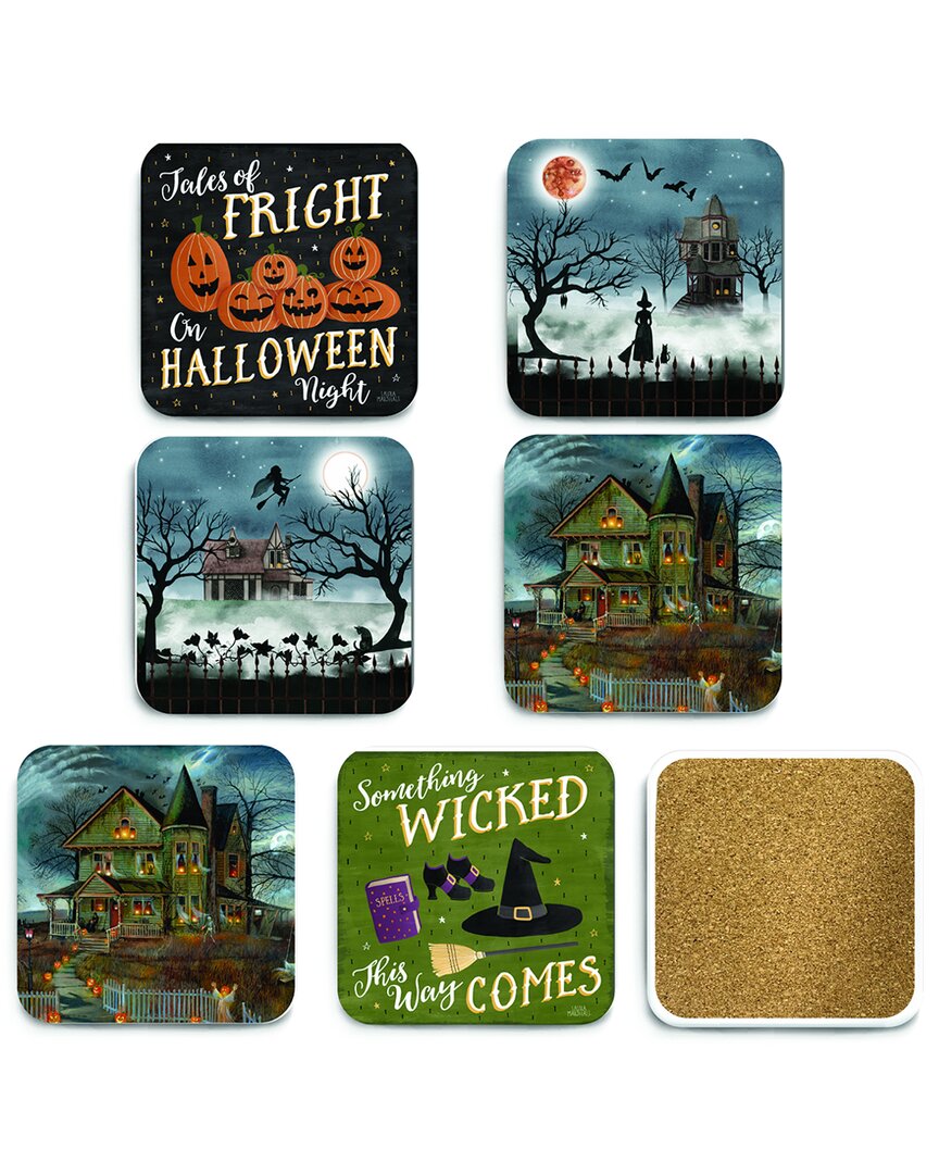 Courtside Market Wall Decor Courtside Market 6pc Ceramic Coaster Set In Multi