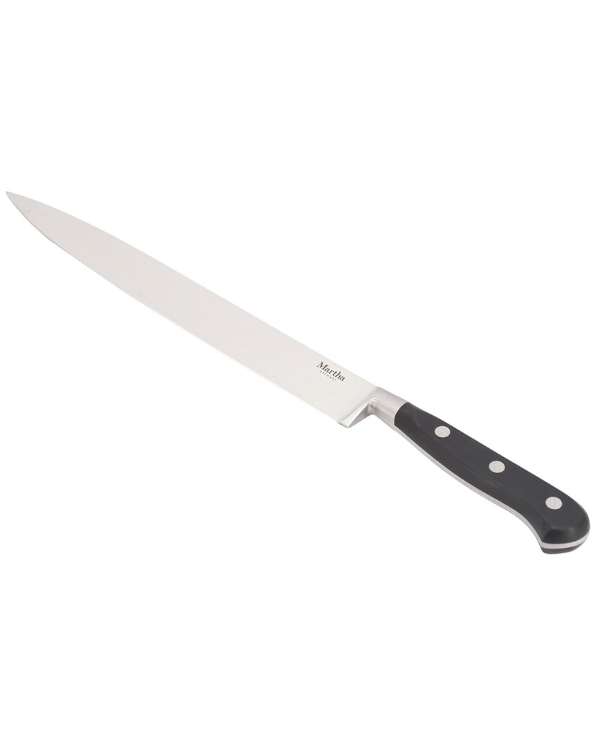 Martha Stewart Carverton 10in Stainless Steel Slicer Knife In Black