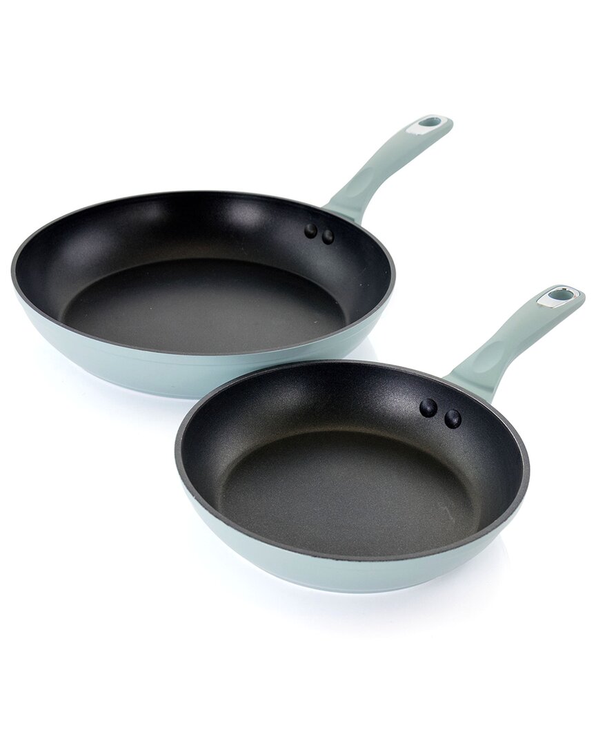 Oster Lynhurst 2pc Aluminum Nonstick Frying Pan Set In Blue