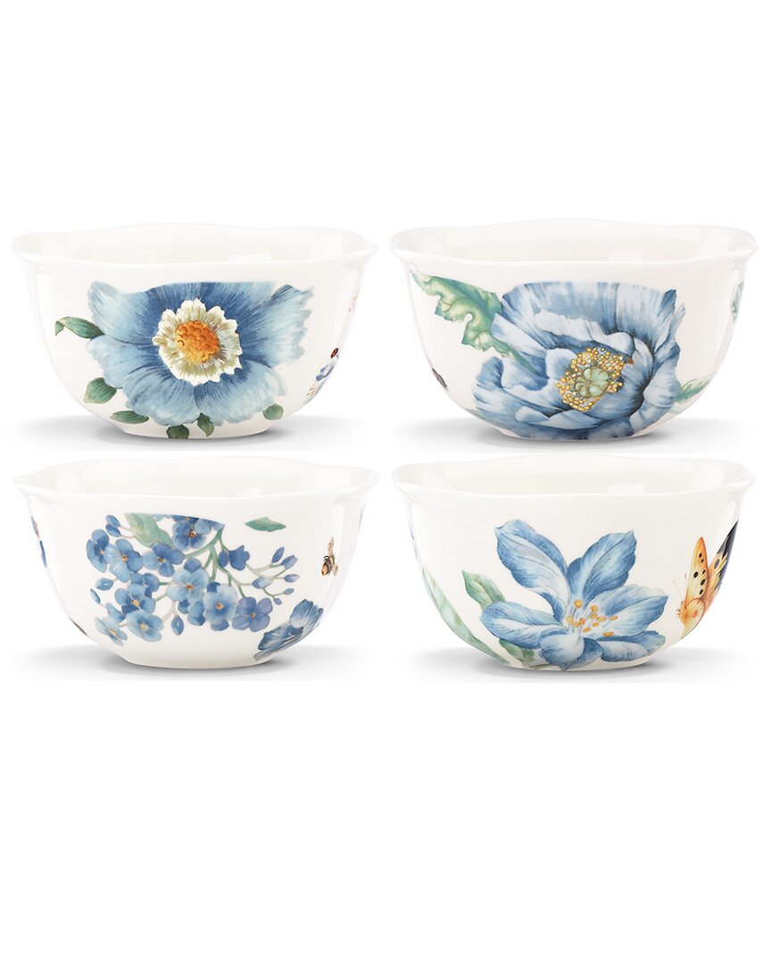 Shop Lenox Butterfly Meadow Blue 4pc Dessert Bowl Set