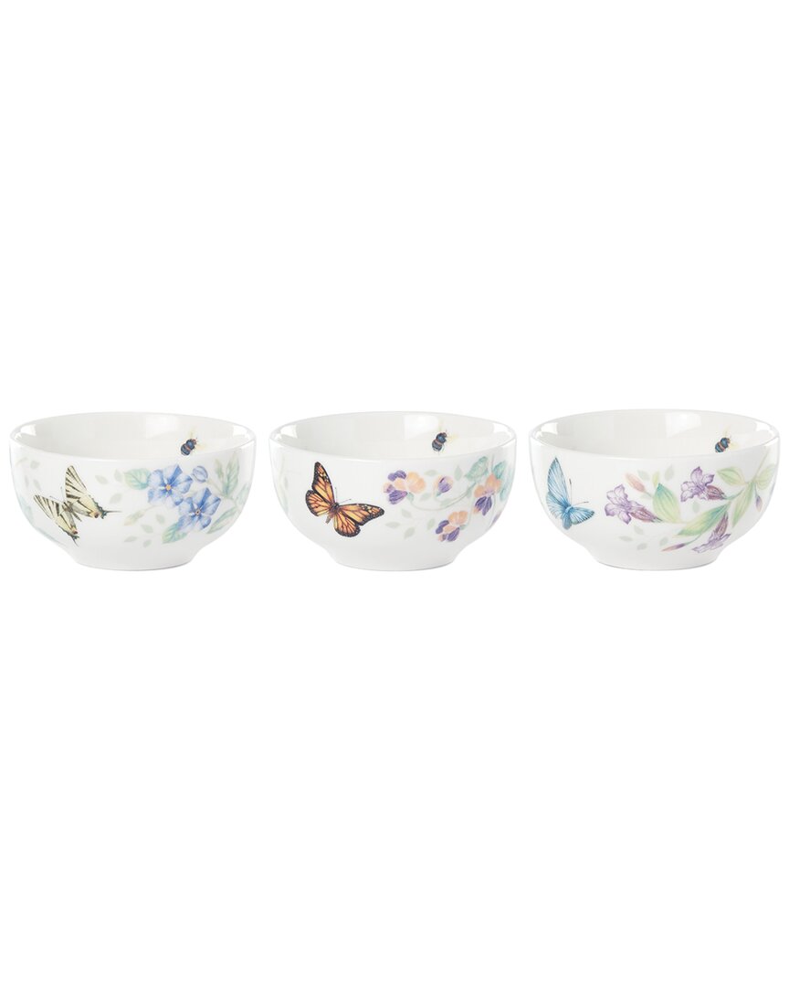 Shop Lenox Butterfly Meadow Kitchen 3pc Mini Bowl Set In Multi