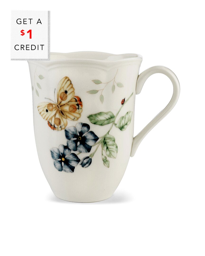 Lenox Dnu Unprofitable  Butterfly Meadow Mug With $1 Credit In Multi