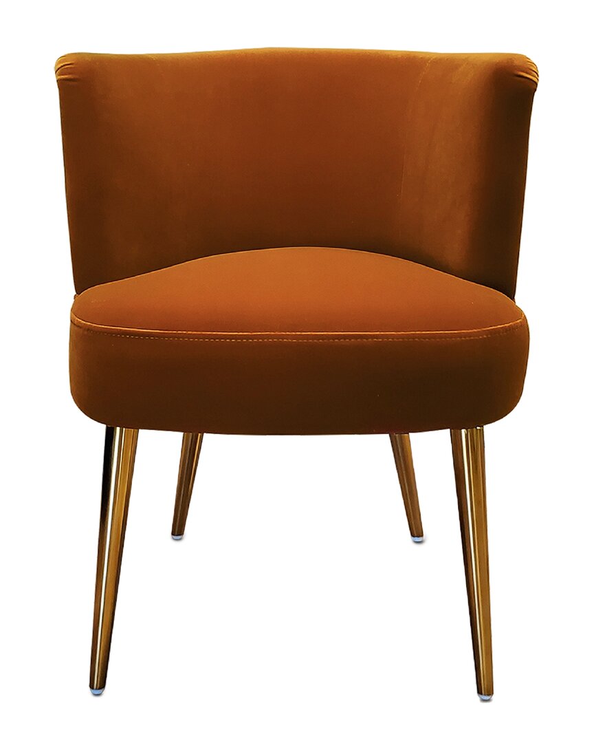 Jennifer Taylor Home Misty Mid-century Glam Barrel Accent Chair