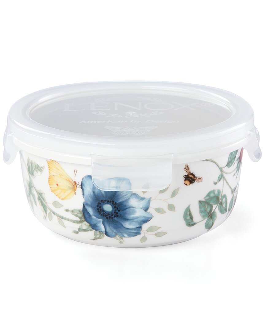 Shop Lenox Butterfly Meadow Small Round Food Storage Container In Multi